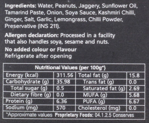 Malay Satay Sauce, 270g