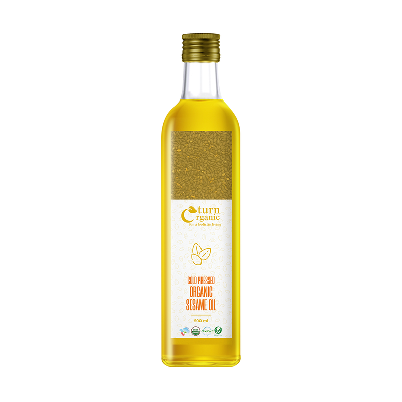 Organic Sesame Oil, 500ml