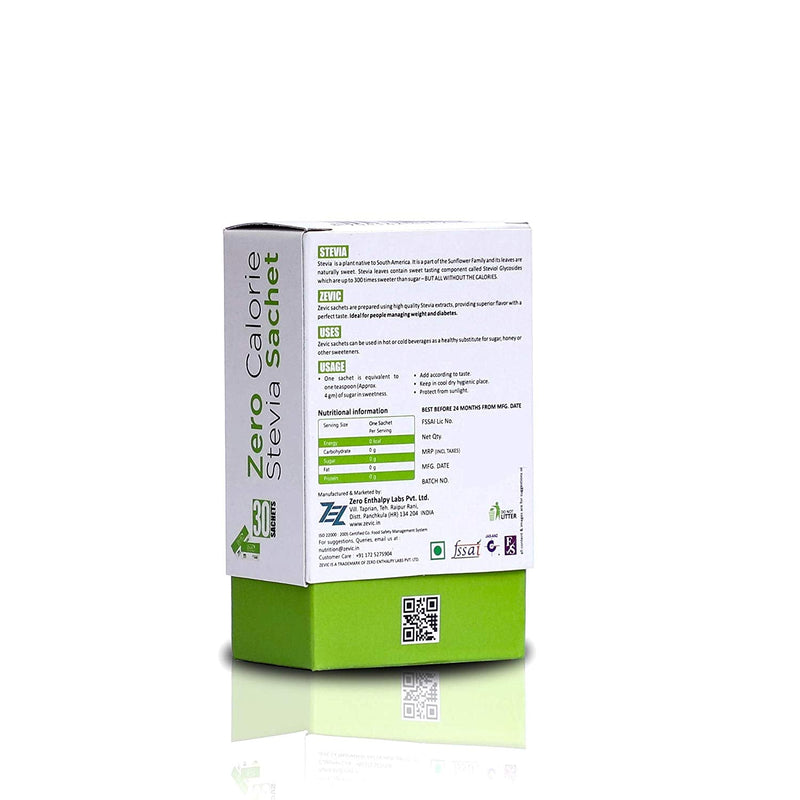 Stevia Zero Calorie Sachets