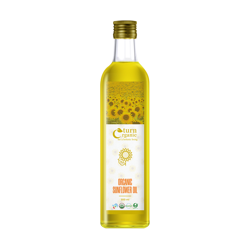 Organic Sunflower Oil, 500ml