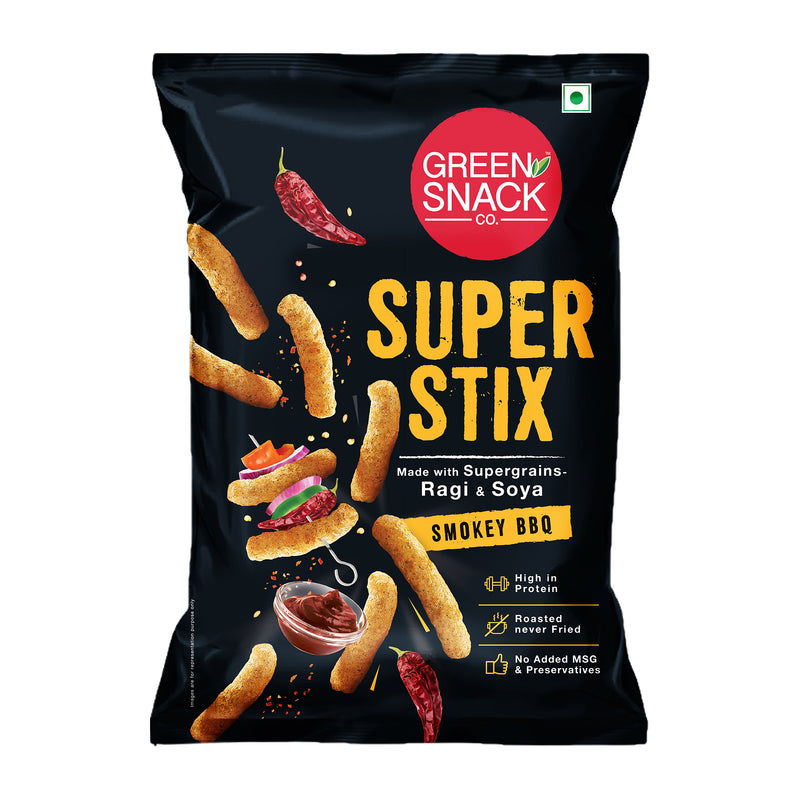 Super Grain Stix Smoky BBQ, 100g