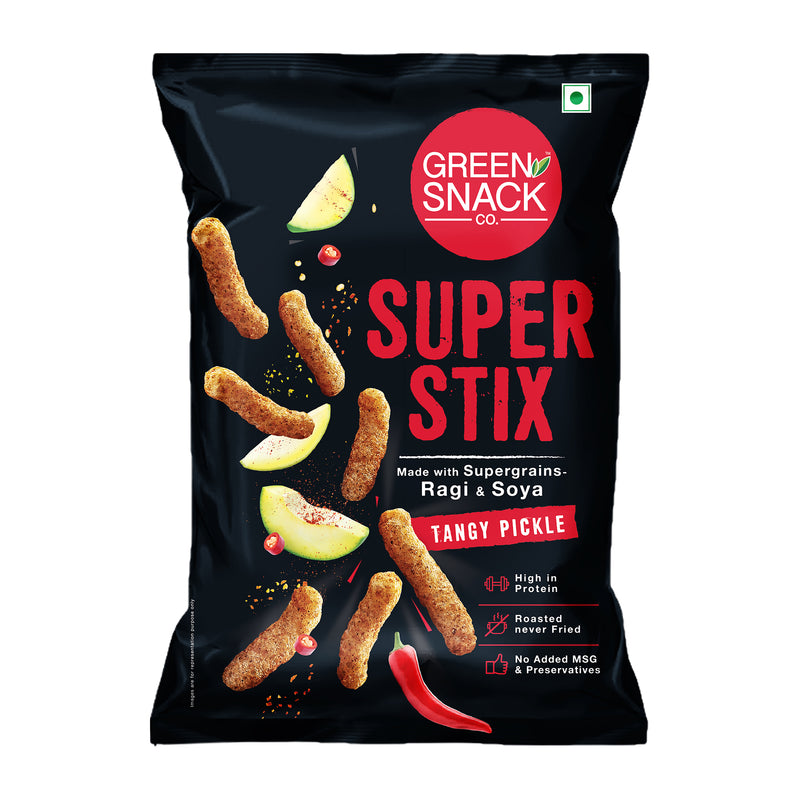 Super Grain Stix Tangy Pickle, 100g