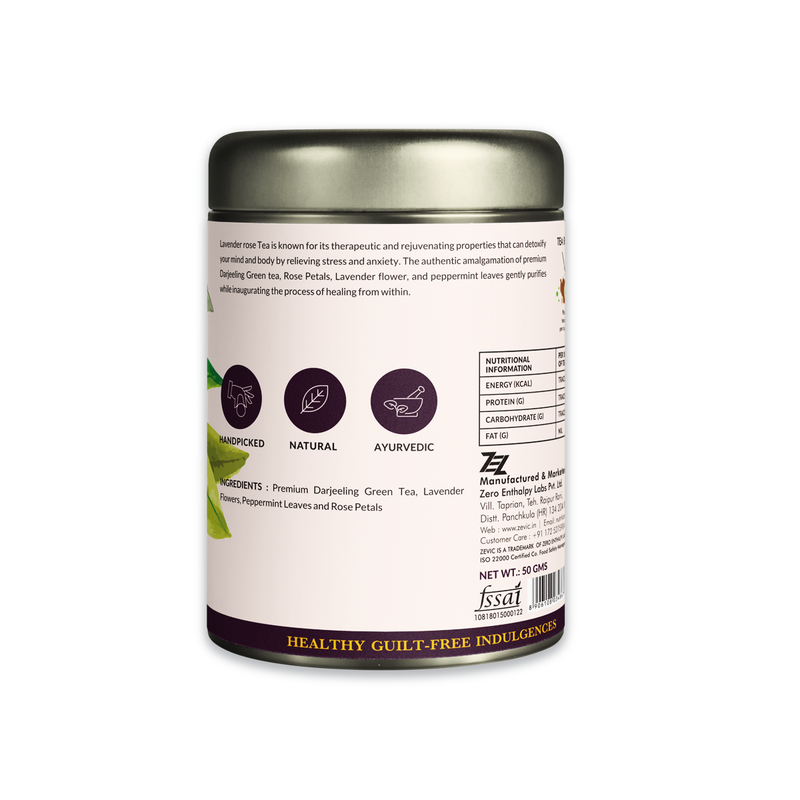 Lavender Rose Herbal Tea, 50g