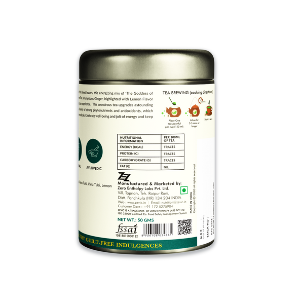 Ginger Tulsi Green Tea, 50 g