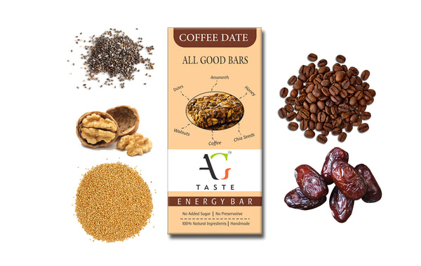 Coffee Date Energy Bars, 30g