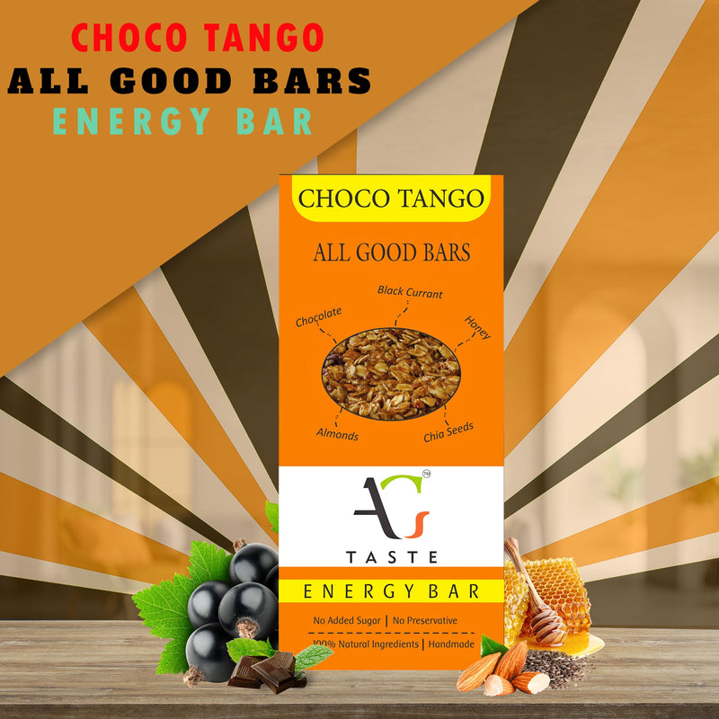 Choco Tango Energy Bars, 30g (Pack of 12)