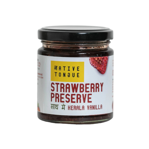 Strawberry Preserve with Kerala Vanilla, 200g