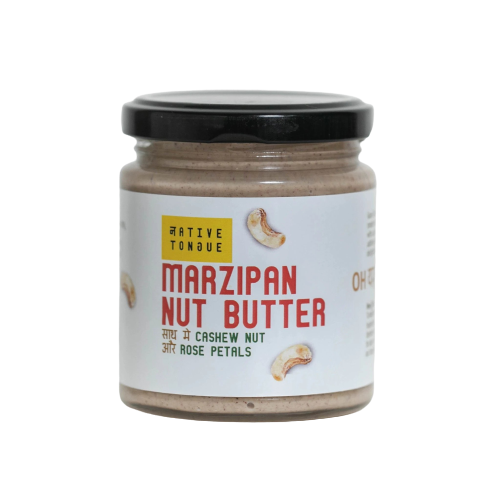 Marzipan Butter with Cashew Nut and Rose Petals, 130g