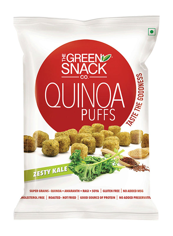 Quinoa Puffs Zesty Kale, 50g