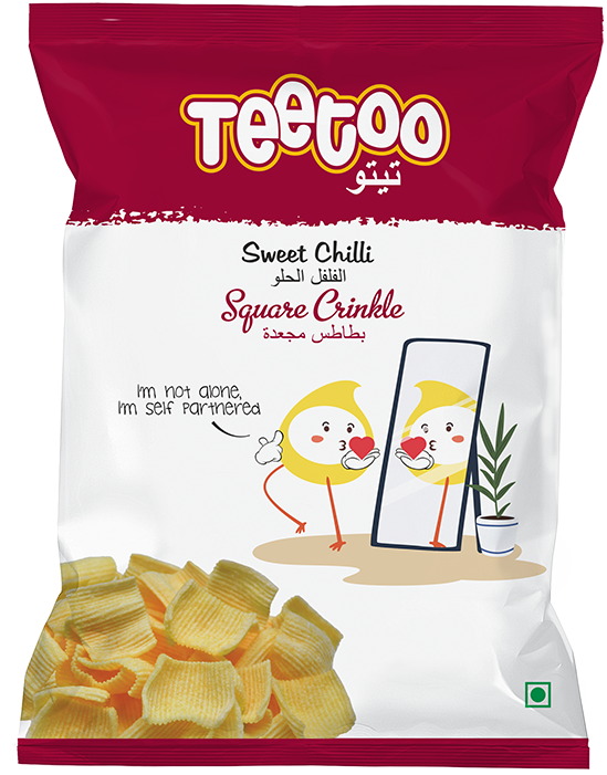 Square crinkle - sweet chilli,16g